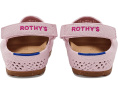 Детские сабо Rothy's с розовым вязаным верхом