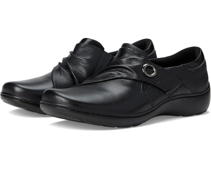 Туфли Clarks Cora Aubrie с ремешком и круглым носком