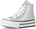 Converse Kids кроссовки Chuck Taylor All Star Lift Disco с блестками на платформе