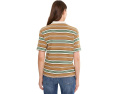Поло KUT from the Kloth Livvy Stripe Knit с воротником