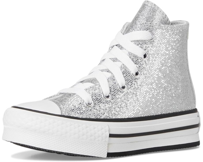 Converse Kids кроссовки Chuck Taylor All Star Lift Disco с блестками на платформе