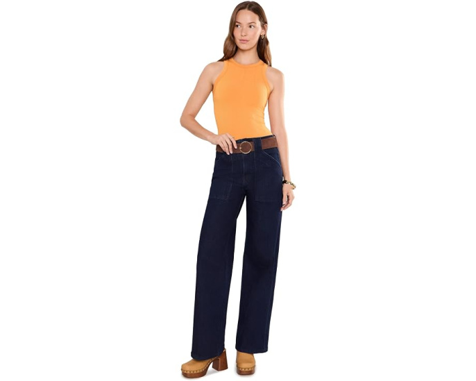 Джинсы Liverpool High-Rise Stride Wide Leg с объемными карманами