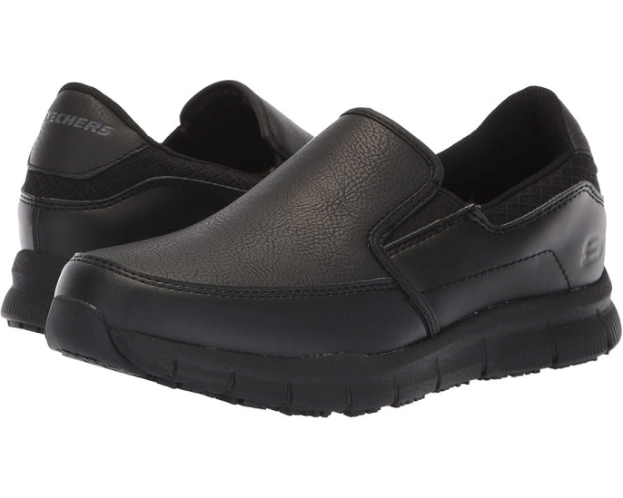 Рабочие туфли SKECHERS Work Nampa Annod без шнуровки с Memory Foam