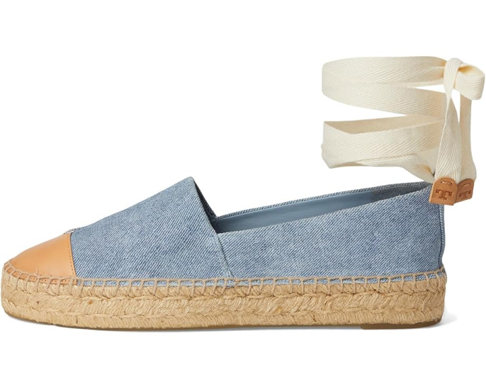 Эспадрильи Tory Burch Cap-Toe с круглым носком и шнурками