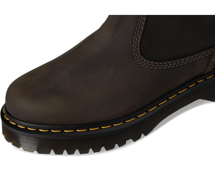 Ботинки Dr. Martens Anistone Lo Leather Pull-On с металлическими пластинами
