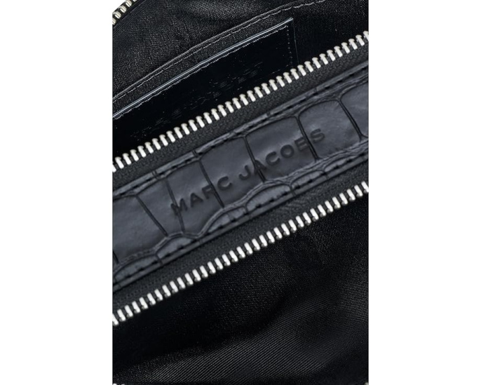 Сумка-кроссбоди Marc Jacobs The Croc-Embossed Chain Snapshot с цепным ремнем