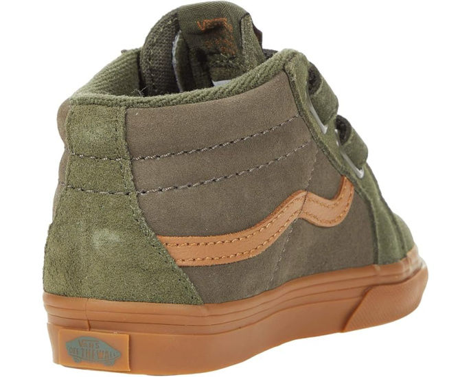 Кроссовки Vans Kids Sk8-Mid Reissue V с застежкой на липучке
