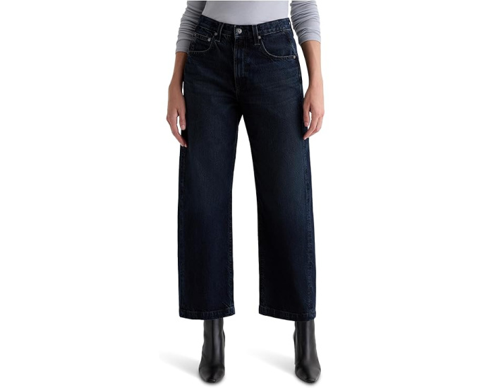 Джинсы AG Jeans Hattie High Rise Barrel с арочной формой штанины