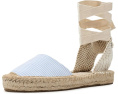 Ботинки Seersucker Lauren Lace-up Espadrille Soludos на шнуровке
