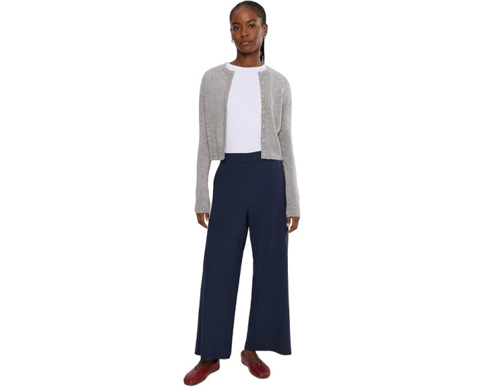 Extra Fine Ponte Wide Ankle Pants