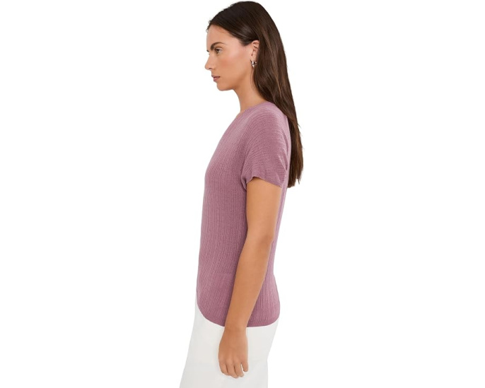Футболка с V-образным вырезом Pointelle от Vince