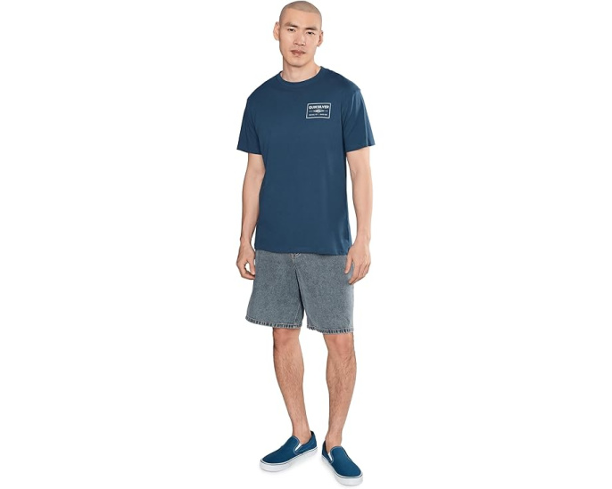 Футболка Quiksilver Stamped Screen Tee с принтом