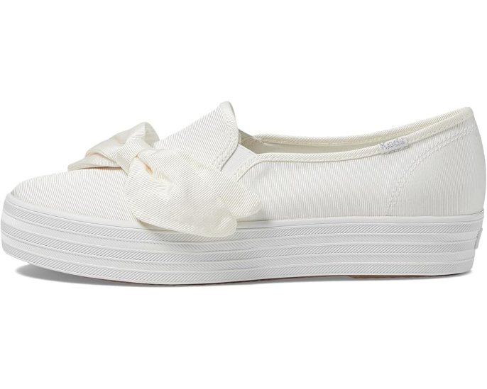 Кроссовки Keds Triple Decker на платформе с металлическим верхом