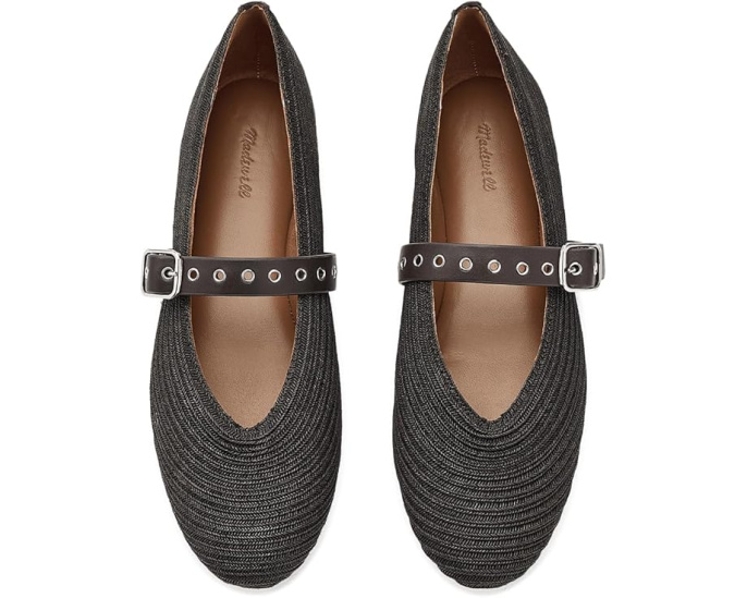 Туфли Madewell Remy Mary Jane на плоском ходу из соломки