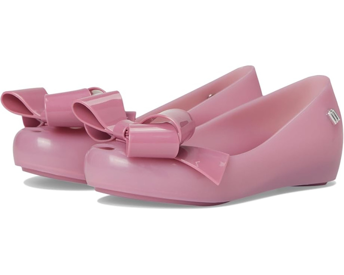 Балетки Ultragirl Classy с двойным бантом и ароматом жевательной резинки Mini Melissa