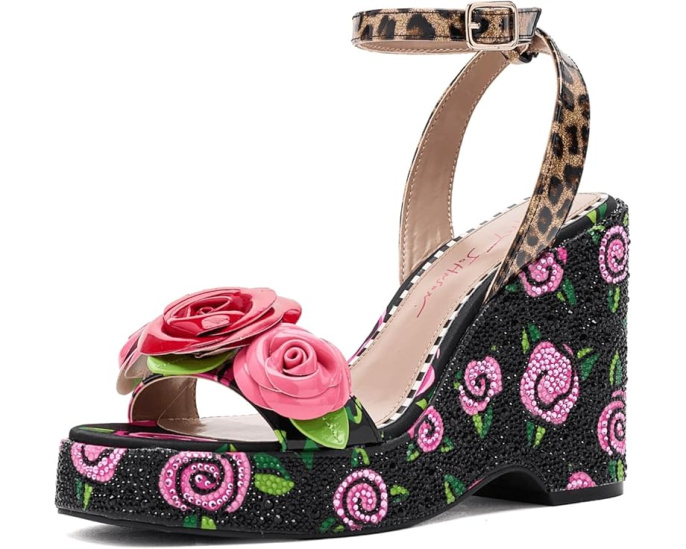 Босоножки Blue by Betsey Johnson Lizzete на платформе с цветочным принтом