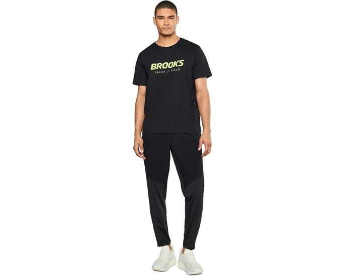 Футболка Brooks с коротким рукавом и принтом