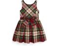 Платье для девочки Polo Ralph Lauren Kids из тафты в клетку