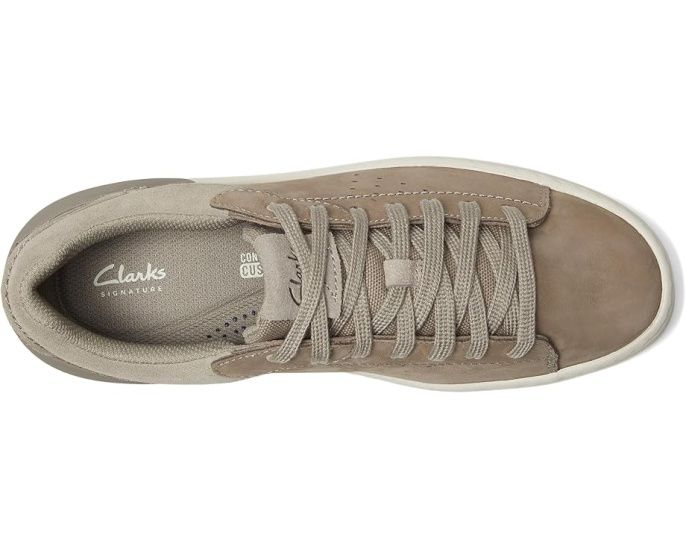 Кроссовки Clarks CourtLite 2 Run с перфорацией и стелькой Contour Cushion