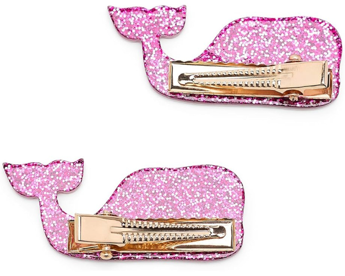 Заколки для волос с блестками и китом Vineyard Vines