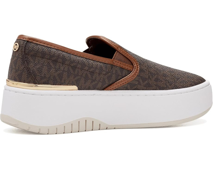 MICHAEL Michael Kors Слипоны Dottie Slip-On на платформе с фирменным принтом