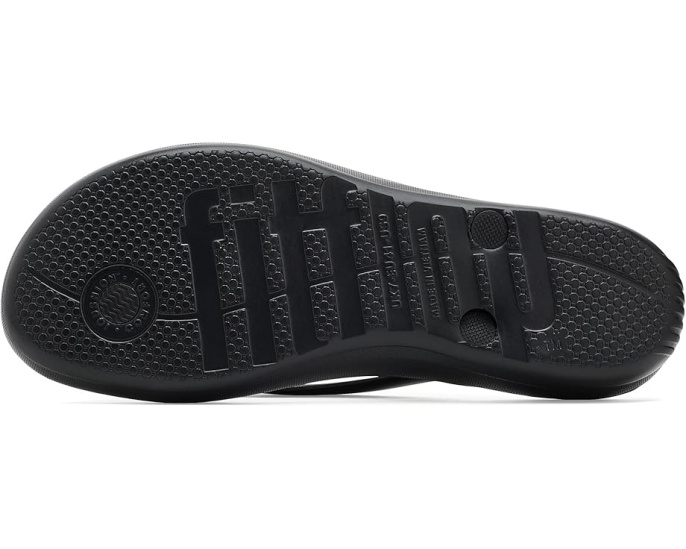 Шлепанцы iQushion Glossy Button FitFlop с резиновым верхом