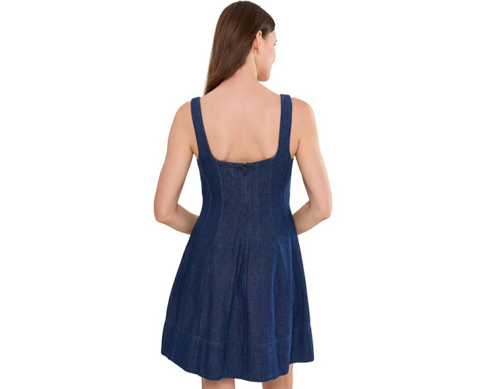 Платье KUT from the Kloth Amelie Fit and Flare с квадратным вырезом