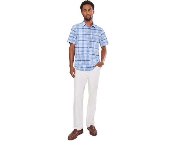 Рубашка с коротким рукавом Bimini Plaid Featherweight Performance от Vineyard Vines