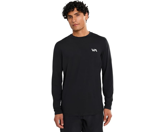 Футболка Sport Vent Long Sleeve от RVCA черного цвета