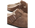 Birkenstock Boston клоги из замши с овчиной