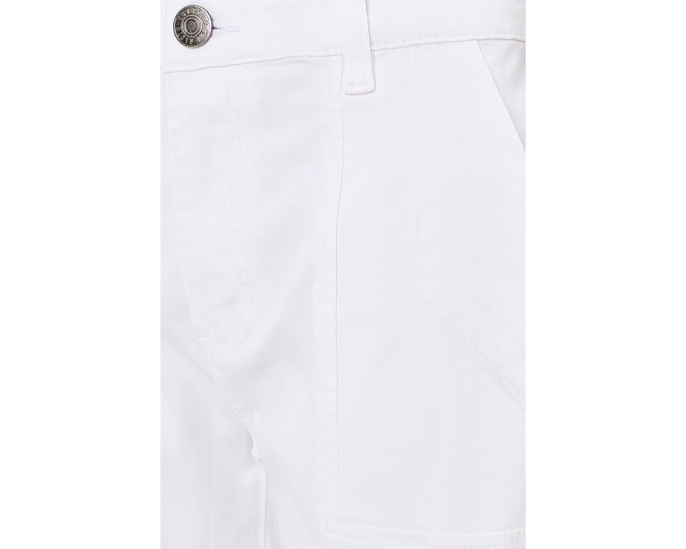 Джинсы KUT from the Kloth Petite Ashton Barrel в оптическом белом цвете