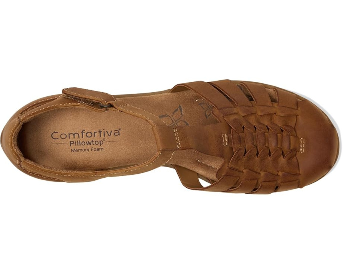 Сандалии Comfortiva Persa с памятью формы Pillowtop и регулируемыми ремешками