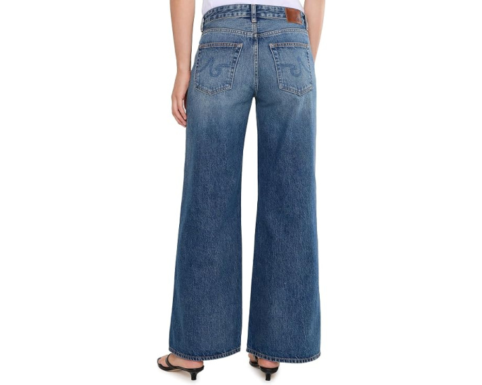 AG Jeans Saige джинсы со средней посадкой и широкими штанинами Nostalgia