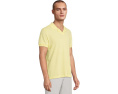 Поло Lacoste Classic Fit Buttonless без пуговиц желтое