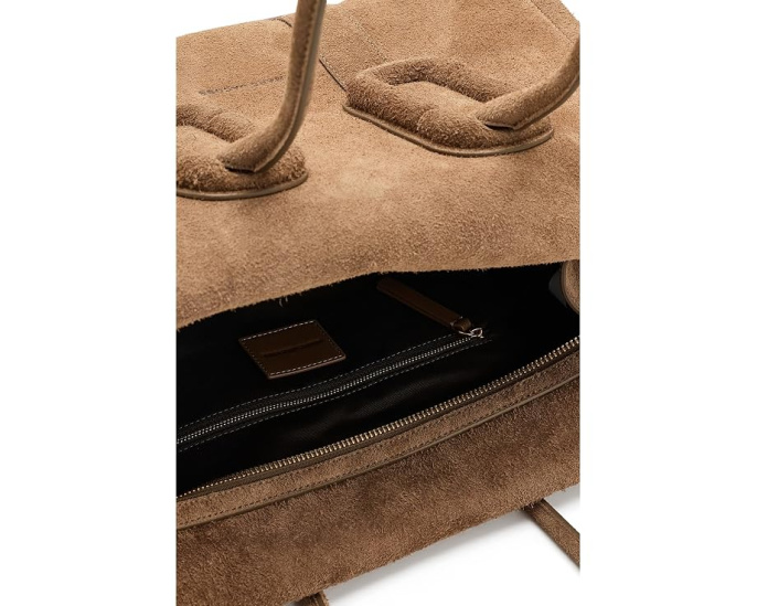 Babe City Tote In Hairy Suede