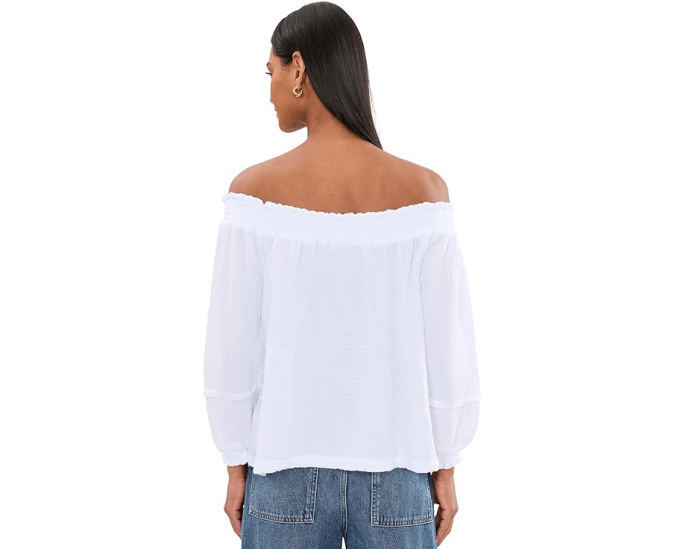 Ava Gauze Off Shoulder Top