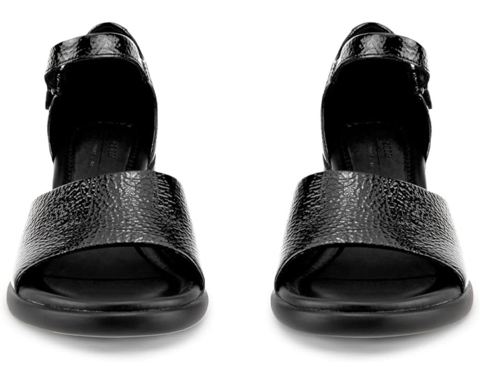 Туфли ECCO Sculpted 55 Luxe Ankle Strap с платформой и лодыжечной лямкой из лакированной кожи