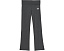 Детские брюки клеш Adidas Black Grey Melange с отворотом