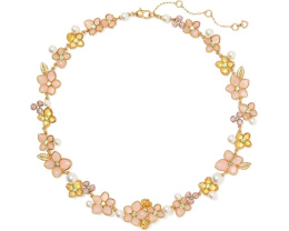 Яркое колье Pastel Petals с цирконием и кварцем Kate Spade New York