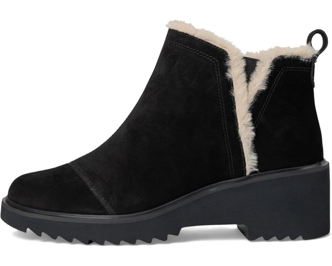 Ботинки TOMS Maude на платформе из замши с боковой молнией