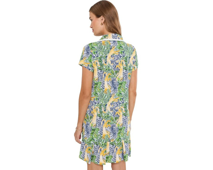 Платье Lilly Pulitzer Cayo Costa с плиссировкой