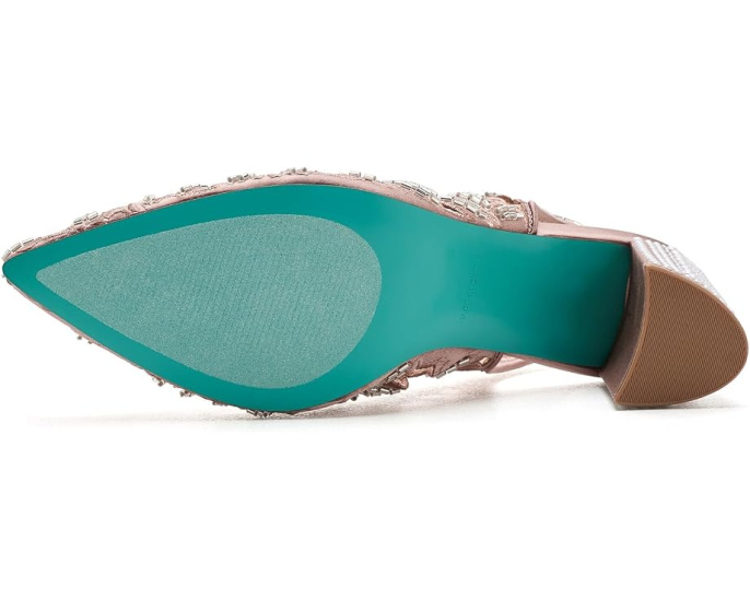 Лодочки Kit от Blue by Betsey Johnson на устойчивом блок-каблуке с сеткой