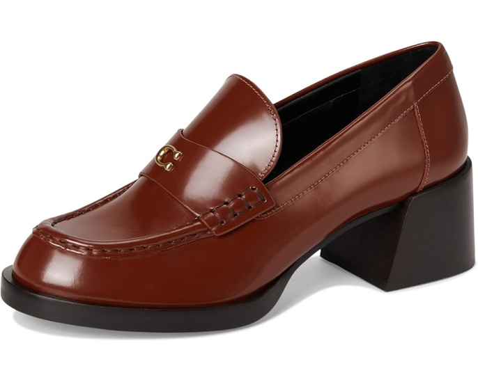 COACH лоферы Natalie Loafer с круглым носком