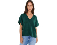 Топ Vince Camuto V-Neck Boxy Short Sleeve с V-образным вырезом