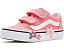 Кроссовки детские Vans Old Skool V Flower с цветочным принтом