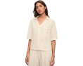 Пижамная блуза Eberjey Tencel Woven с коротким рукавом