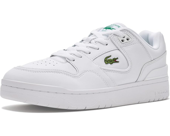 Кожаные кроссовки Courtcage Set Lacoste с перфорированным верхом