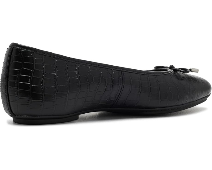 Балетки Delicato Crocodile из кожи с принтом крокодила FitFlop