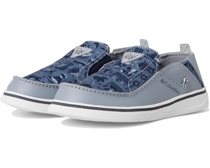 Детская обувь Columbia Kids Bahama PFG из кожи и холста с подошвой Omni-Grip