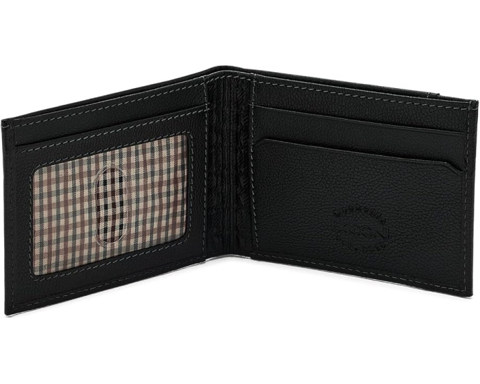 Кожаный бумажник Boconi Garth Slimster Bifold с RFID защитой